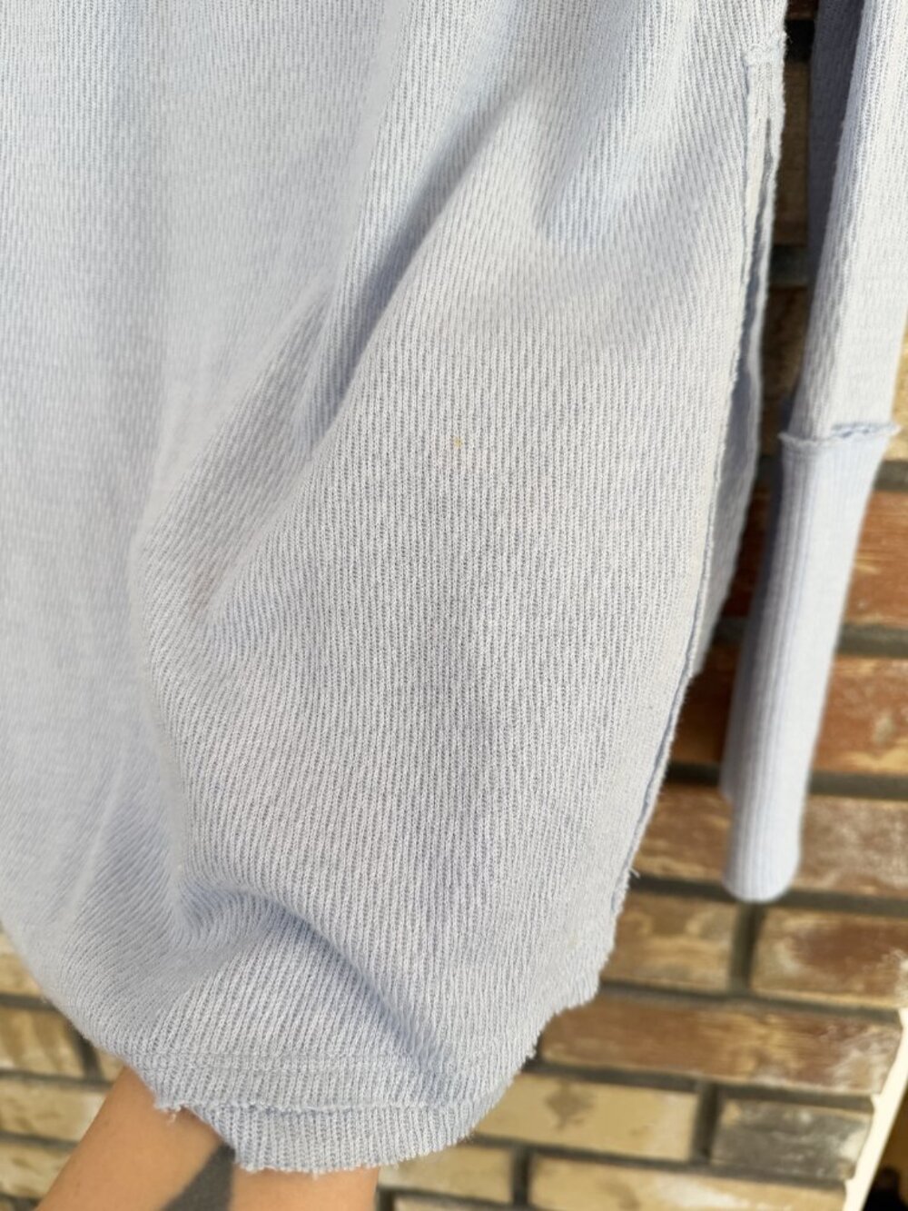 ☀️ We The Free Snowy Thermal Tunic Top Rain Blue Size M - Picture 11 of 12
